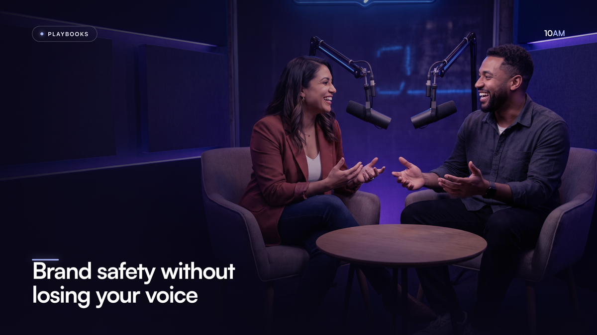 Brand safety without losing your voice