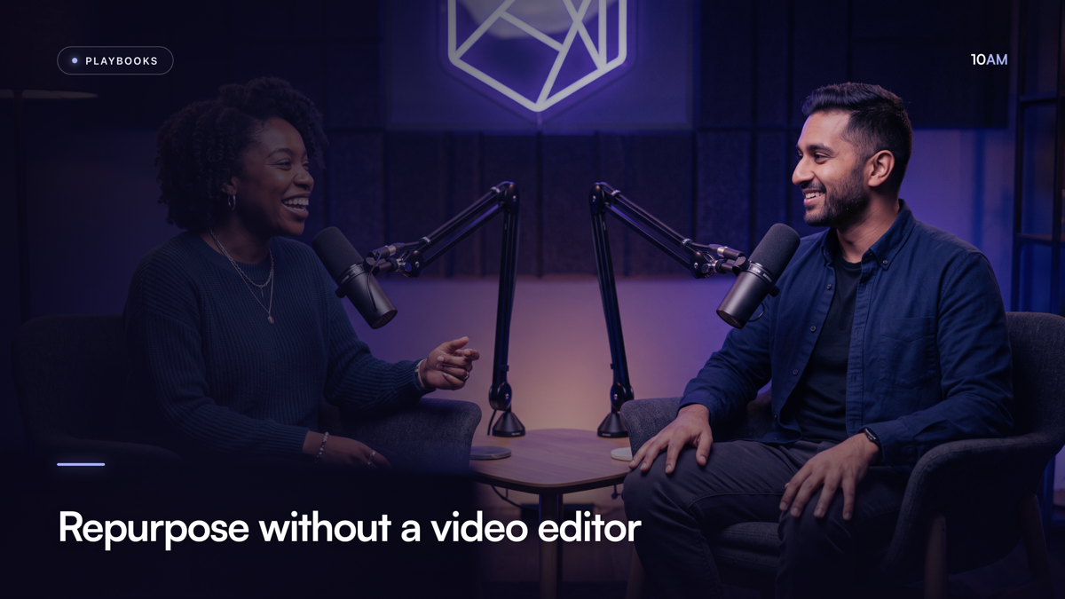Repurpose without a video editor
