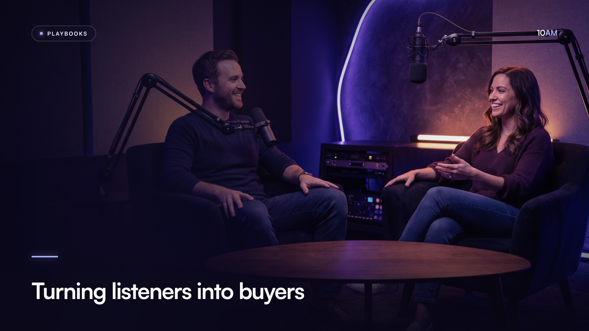 Turning listeners into buyers