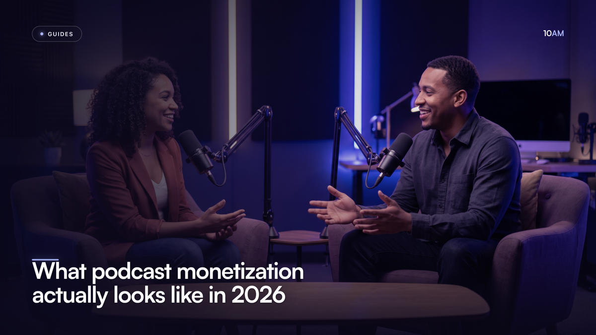 What podcast monetization actually looks like in 2026