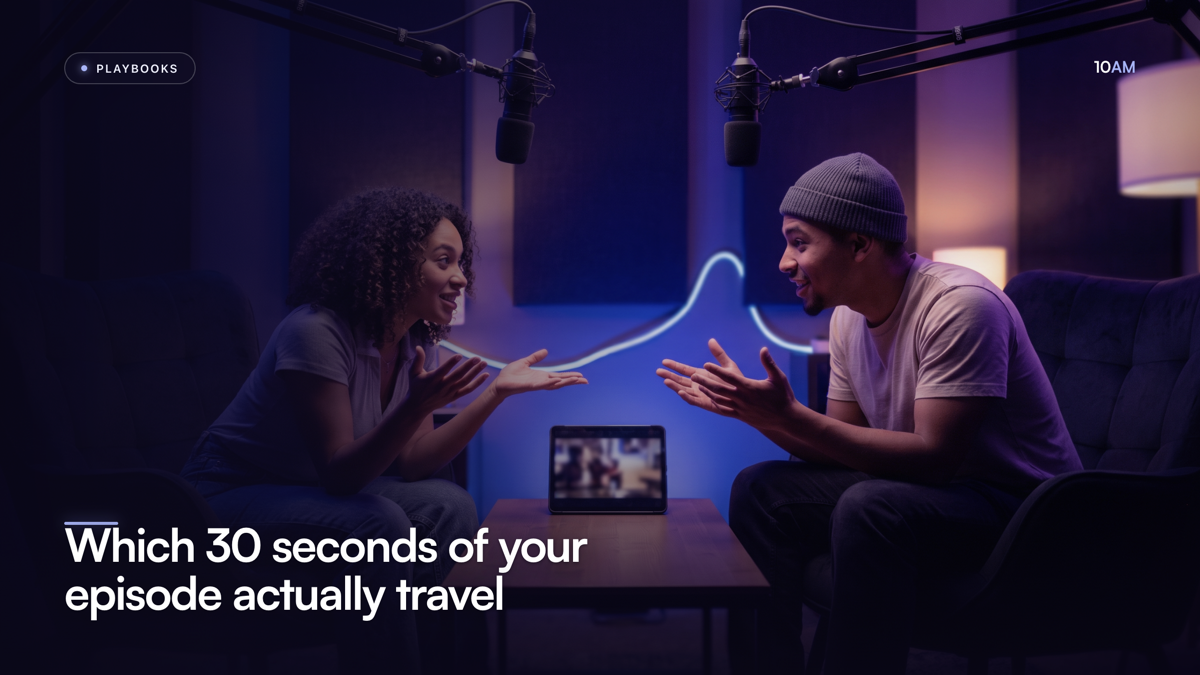Which 30 seconds of your episode actually travel